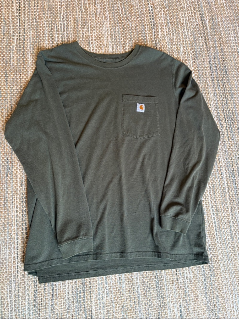 Carhartt Dark Olive Long Sleeve Tee Shirt